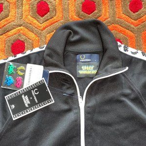 Fred Perry x Space Invaders Track Jacket NWT Men's Small RARE